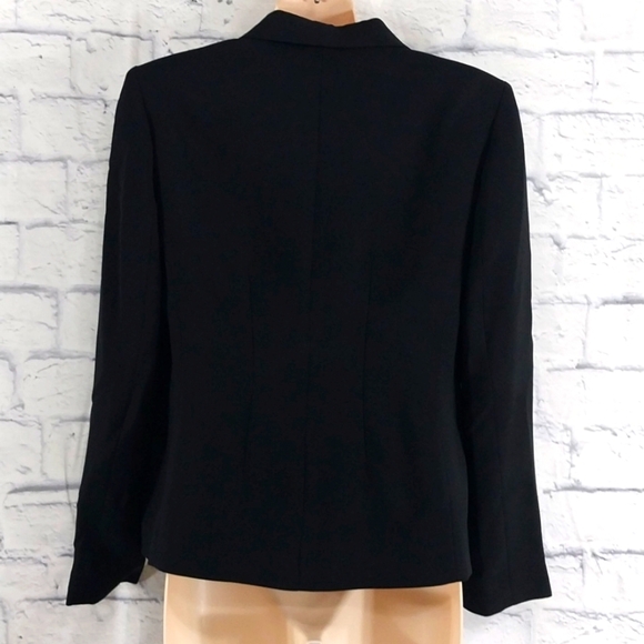 Casual Corner Annex Blazer Black Classic Sz 2P - Picture 3 of 4